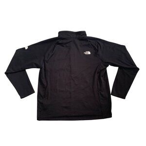 North Face Sweater Mens XL Long Sleeve 1/4 Zip Adult Pullover Black Fleece